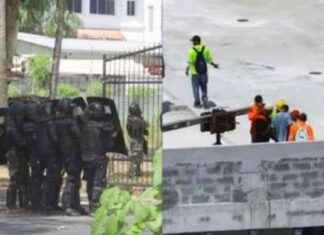 La Policía recupera el control en la Avenida Balboa, agente herido. la-polica-recupera-el-control-en-la-avenida-balboa-agente-herido