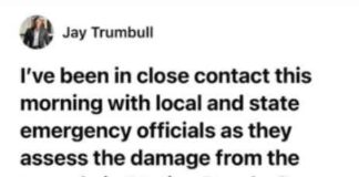 Declaración del senador Jay Trumbull tras el daño causado por un tornado en Mexico Beach declaracin-del-senador-jay-trumbull-tras-el-dao-causado-por-un-tornado-en-mexico-beach