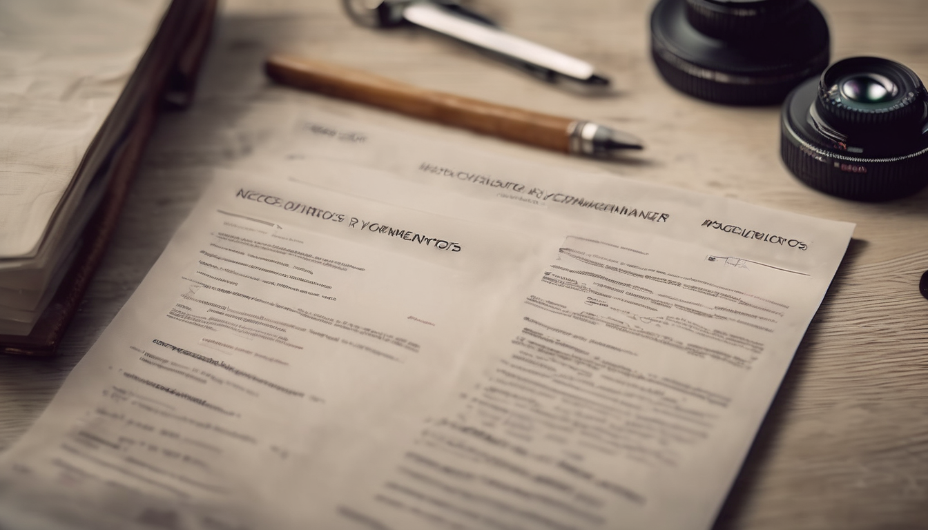 Requisitos y documentos necesarios para participar