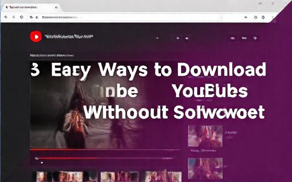 Descarga videos de YouTube con facilidad y sin restricciones 3 3 Formas Fáciles de Descargar Videos de YouTube sin Software