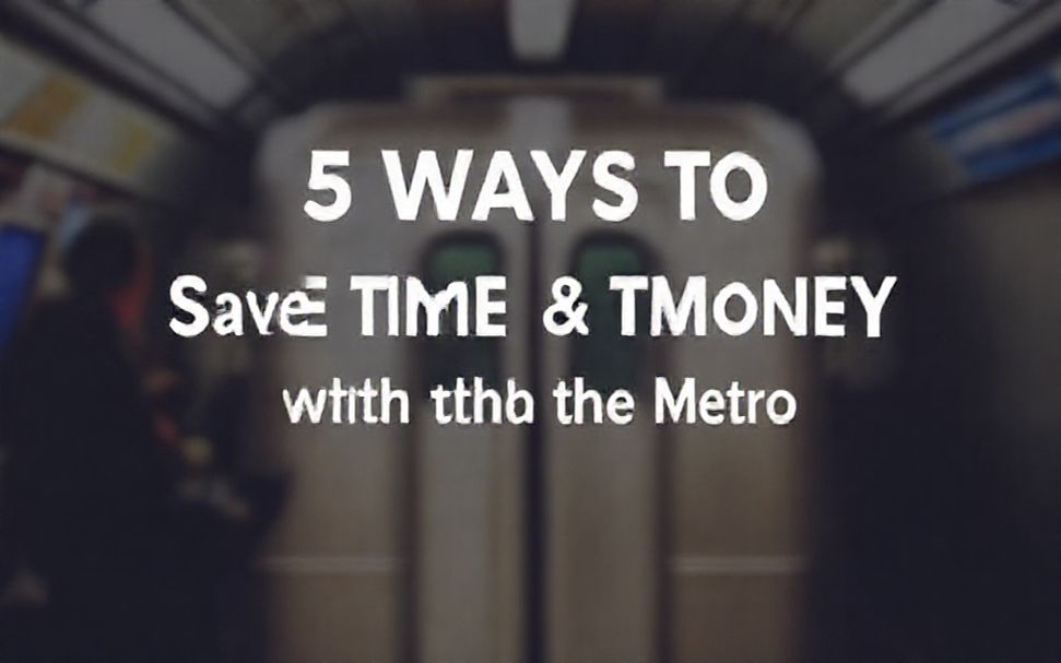Conoce la Ruta Más Eficiente del Metro en Una Vista Clara 4 5 Formas de Ahorrar Tiempo y Dinero con el Metro