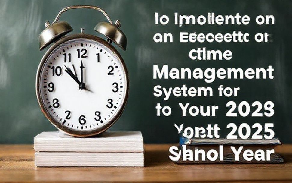 Cómo Implementar un Sistema de Gestión de Tiempo Efectivo para Tu Año Escolar en 2025: Consejos para no Desperdiciar Tiempo*