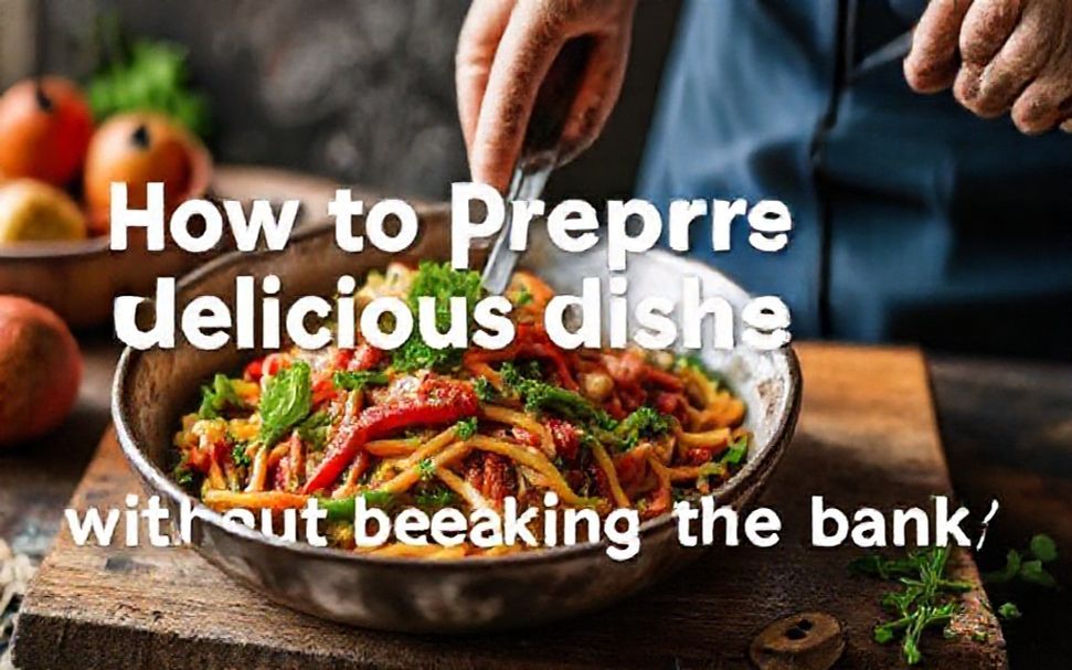 Cómo preparar platos deliciosos sin gastar una fortuna*