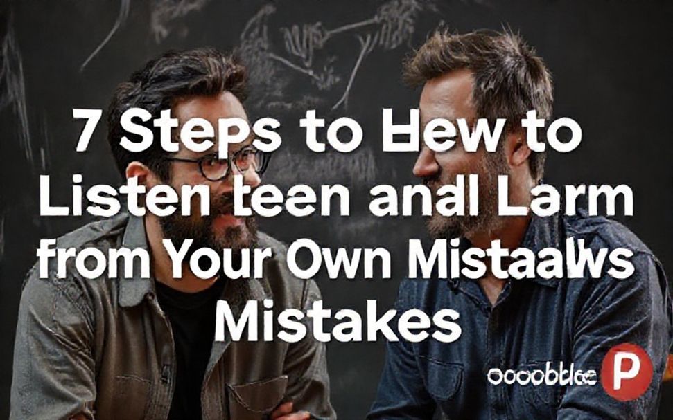 Con Tito Double P: 7 Pasos para Aprender a Escuchar y Aprender de Tus Propios Errores