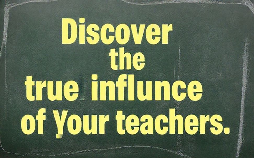 Descubre la verdadera influencia de tus maestros