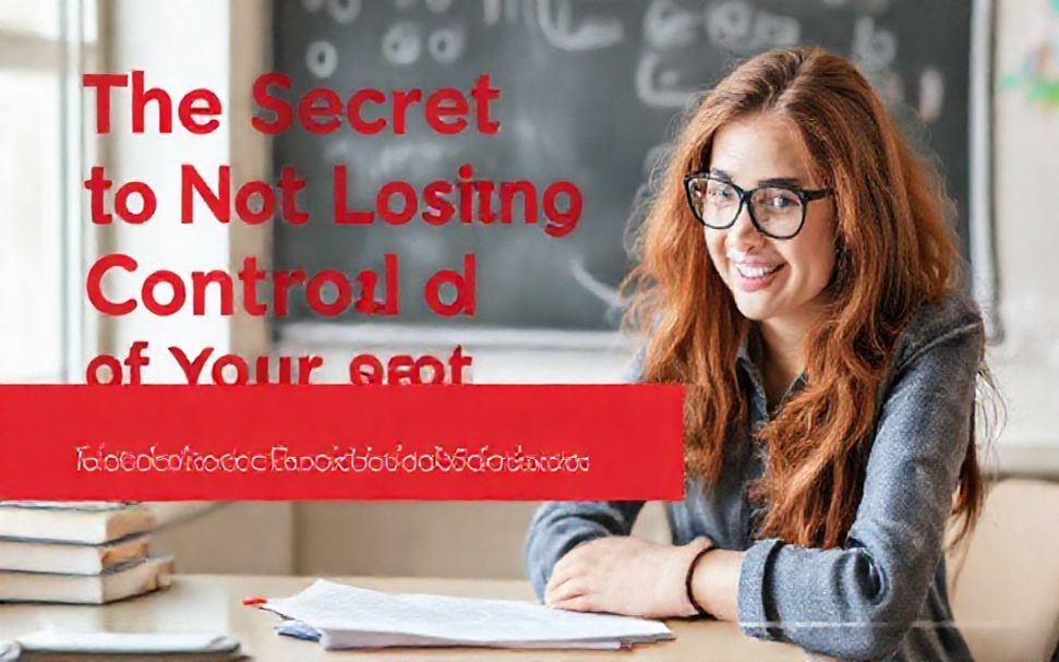 El Segreto Para no Perder el Control de Tú Año Escolar: Consejos Prácticos para una Mayor Eficacia*
