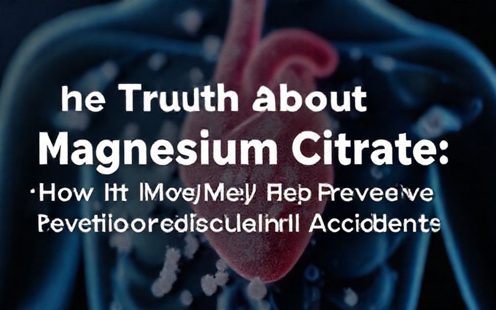 La Verdad Sobre el Citrato de Magnesio: ¿Cómo Puede Ayudar a Prevenir Accidentes Cardiovasculares?