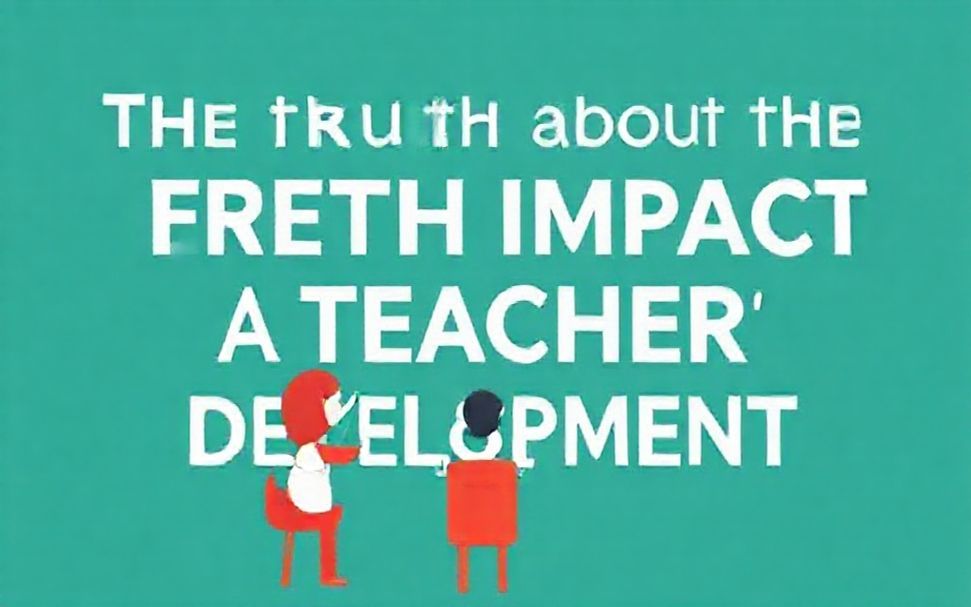 La verdad sobre el impacto de un maestro en el desarrollo de una persona