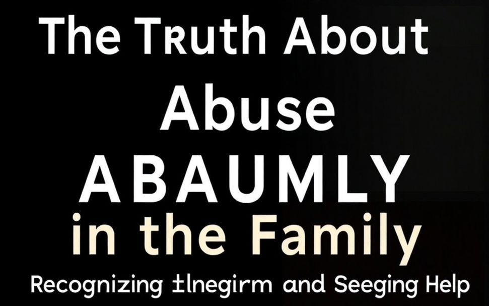 La Verdad Sobre los Abusos en la Familia: Reconocer los Signos y Buscar Ayuda
