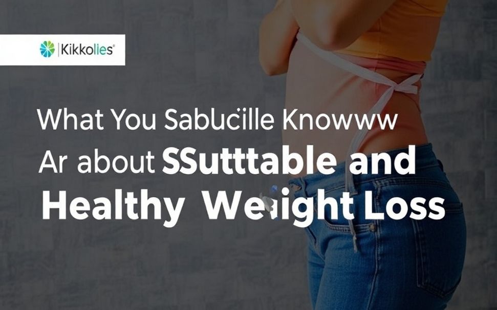 ¿Qué Debe Saber sobre la Perdida de Peso Sostenible y Saludable