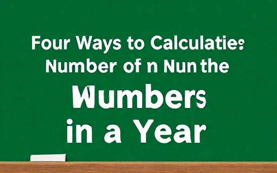 Conoce la clave para planificar con precisión tu año con éxito 3 X Formas de Calcular el Número de Semanas en un Año