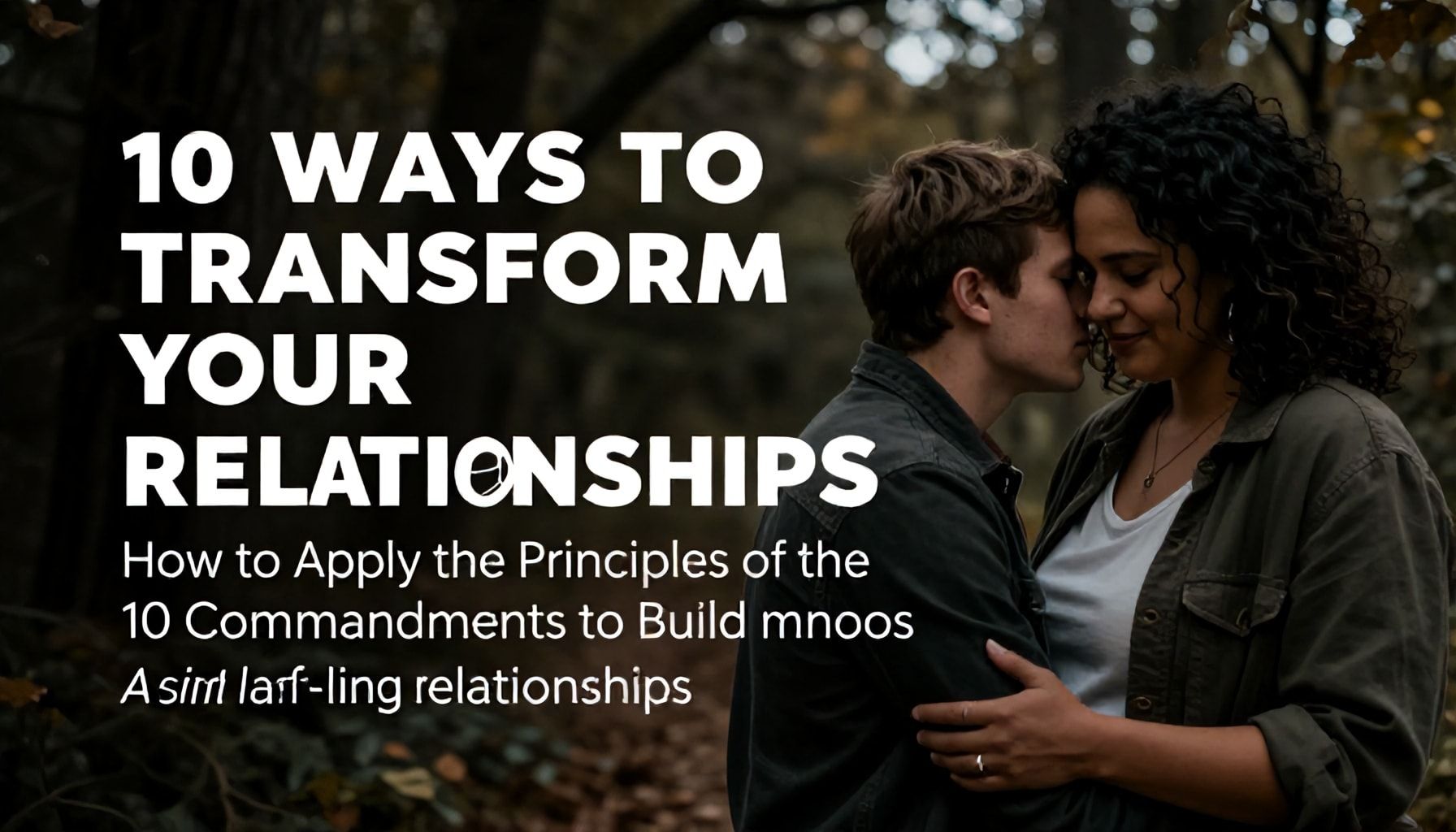 10 formas de transformar tus relaciones: cómo aplicar los principios de los 10 mandamientos para construir relaciones más armoniosas y duraderas