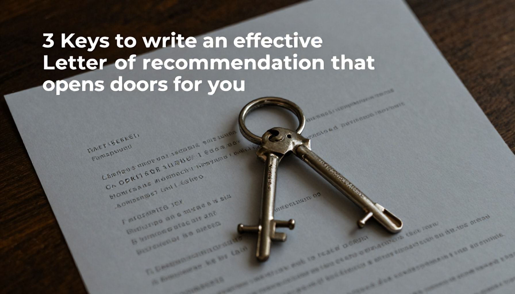 3 Claves para escribir una carta de recomendación efectiva que te abra puertas