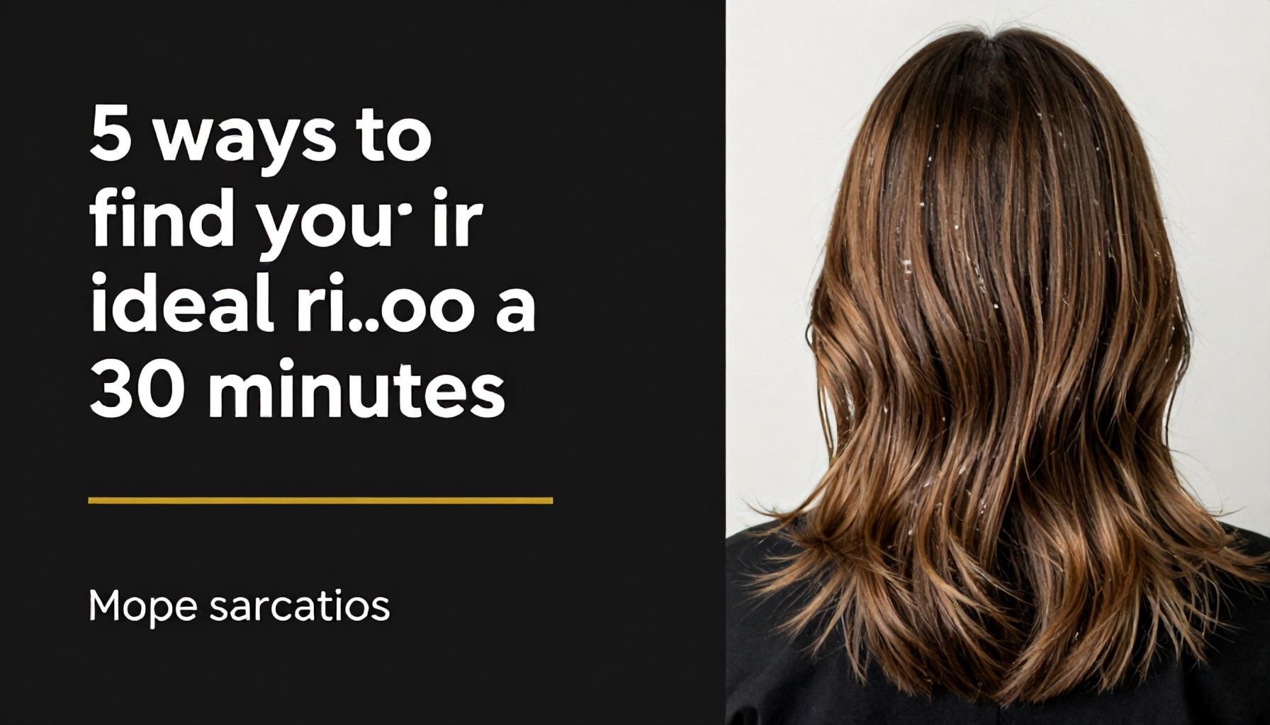 5 formas de encontrar tu corte de pelo ideal en 30 minutos