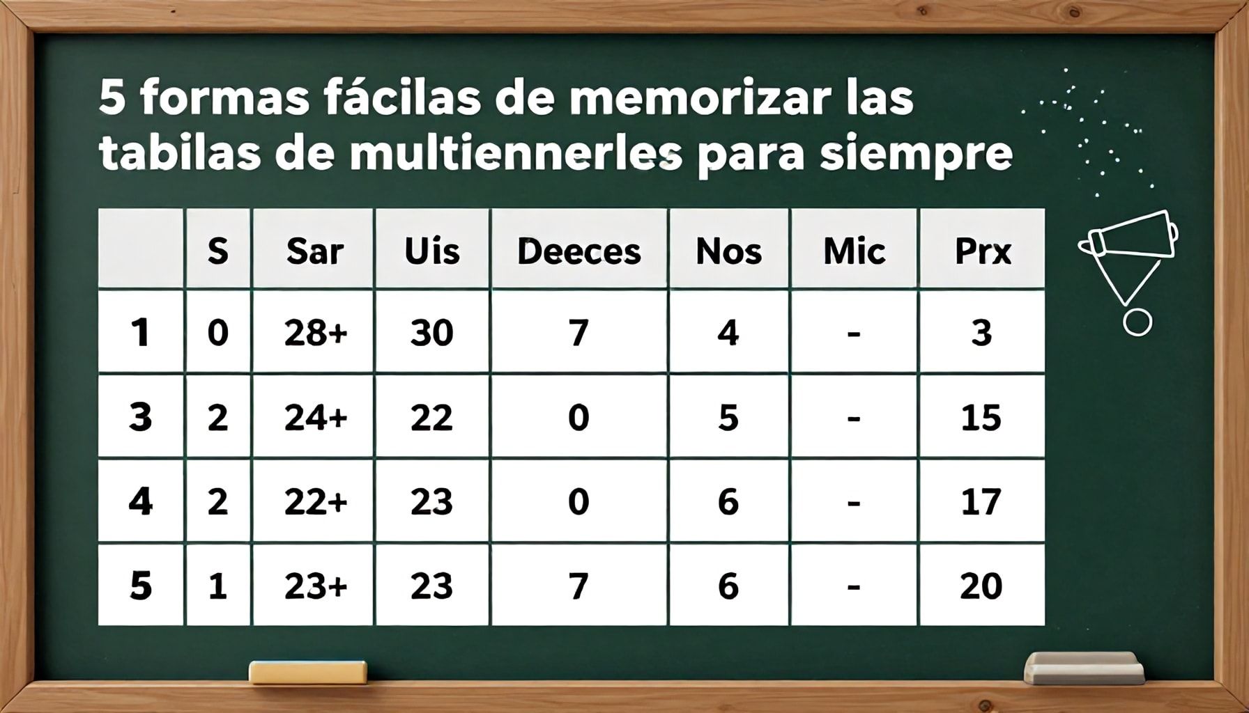 5 formas fáciles de memorizar las tablas de multiplicar y mantenerlas para siempre