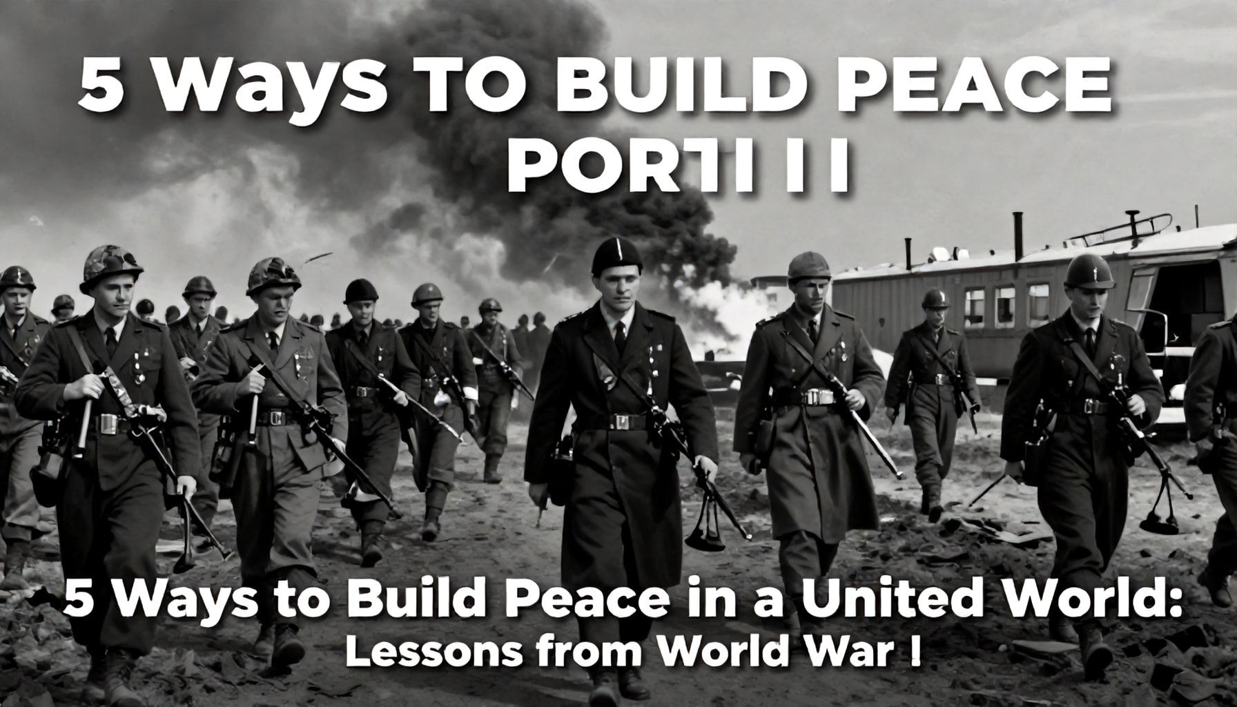 La Guerra que Cambió el Mundo: Leciones para la Paz 5 5 Maneras de Construir la Paz en un Mundo Unido: Lecciones para la Primera Guerra Mundial