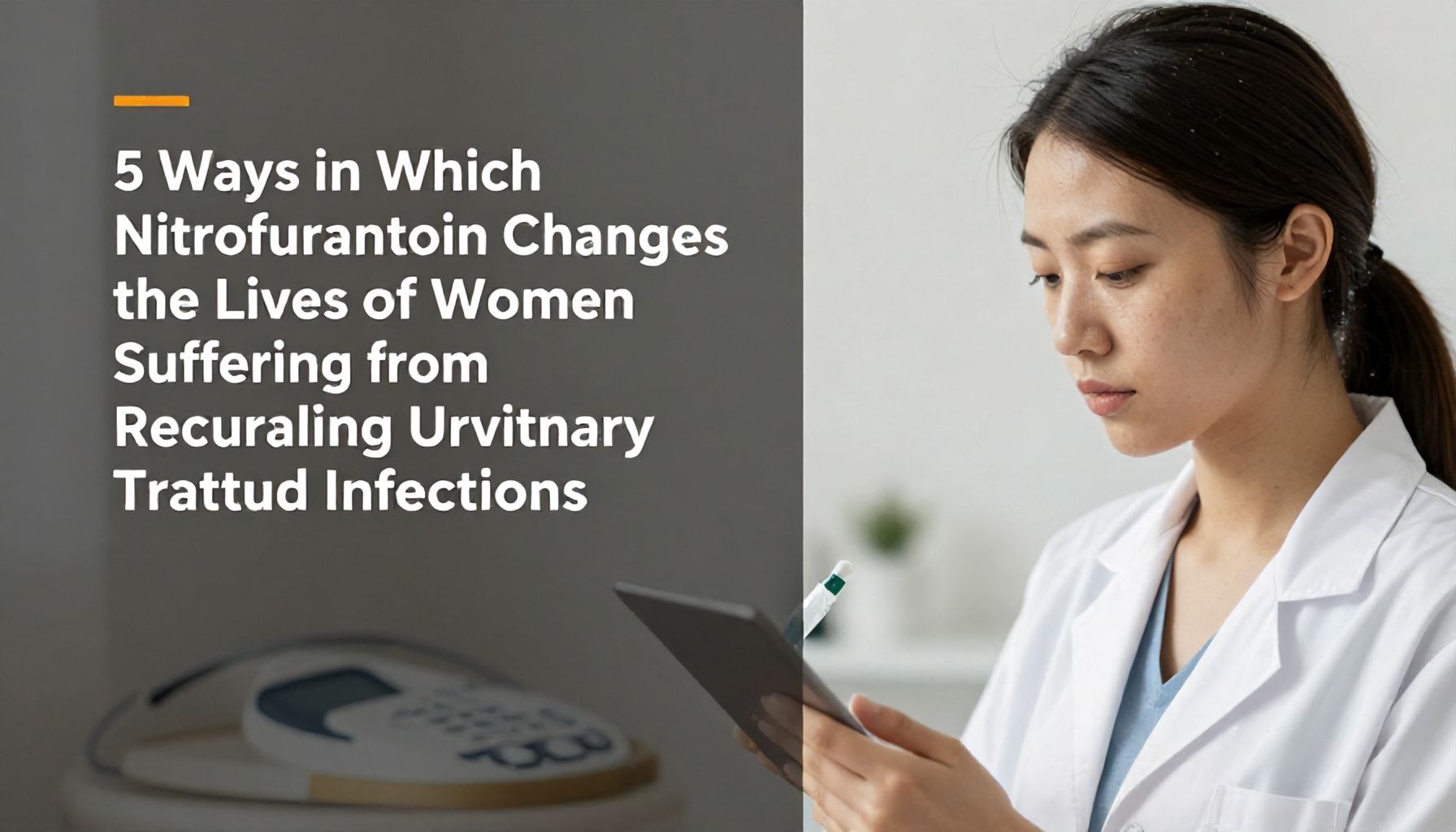 Nitrofurantoina: Tratamiento eficaz para la infección urinaria. 6 5 Maneras en las que el Nitrofurantoina Cambia la Vida de las Mujeres que Padecen Infecciones Urinarias Recurrentes