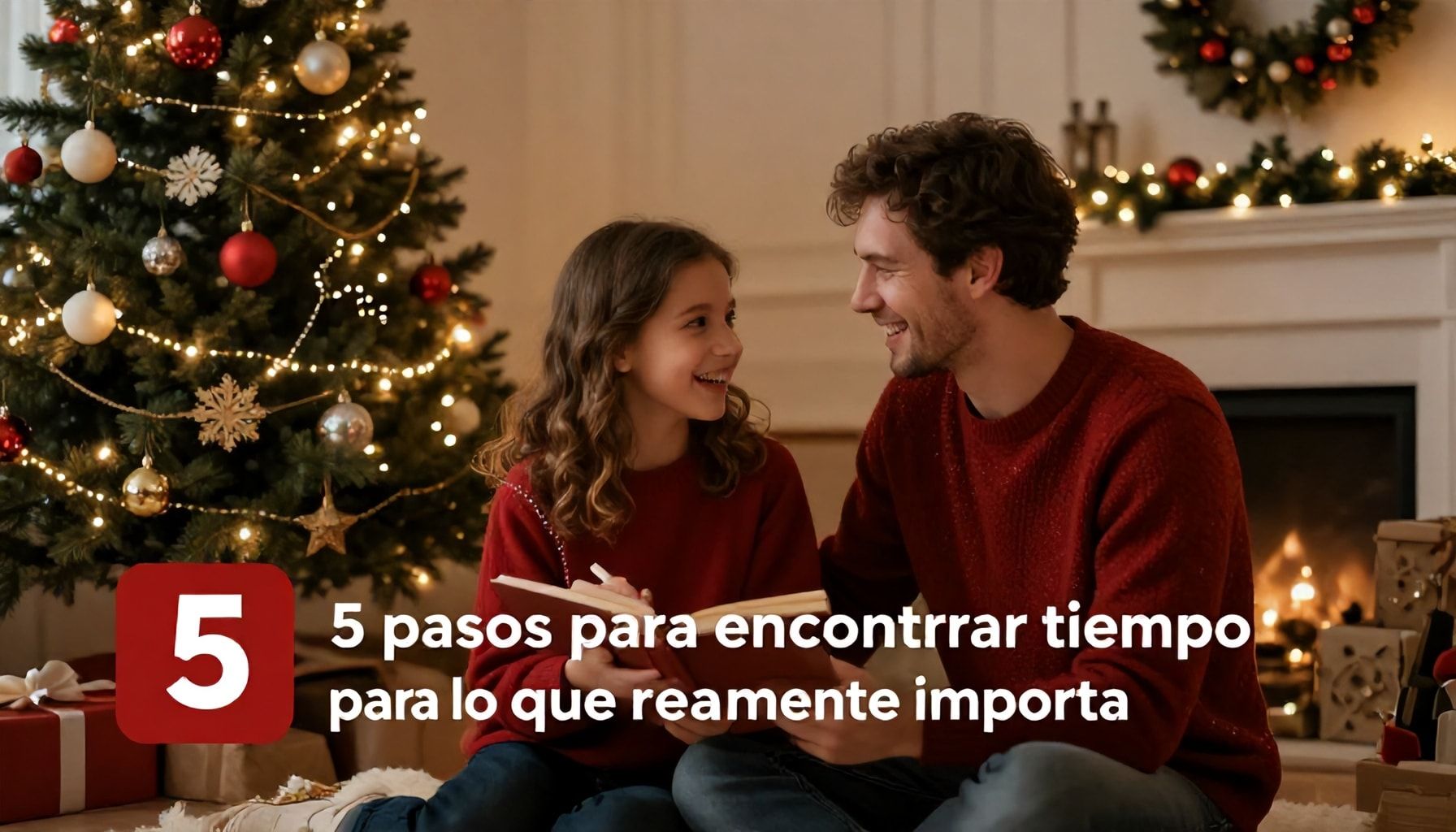 5 pasos para encontrar tiempo para lo que realmente importa en Navidad