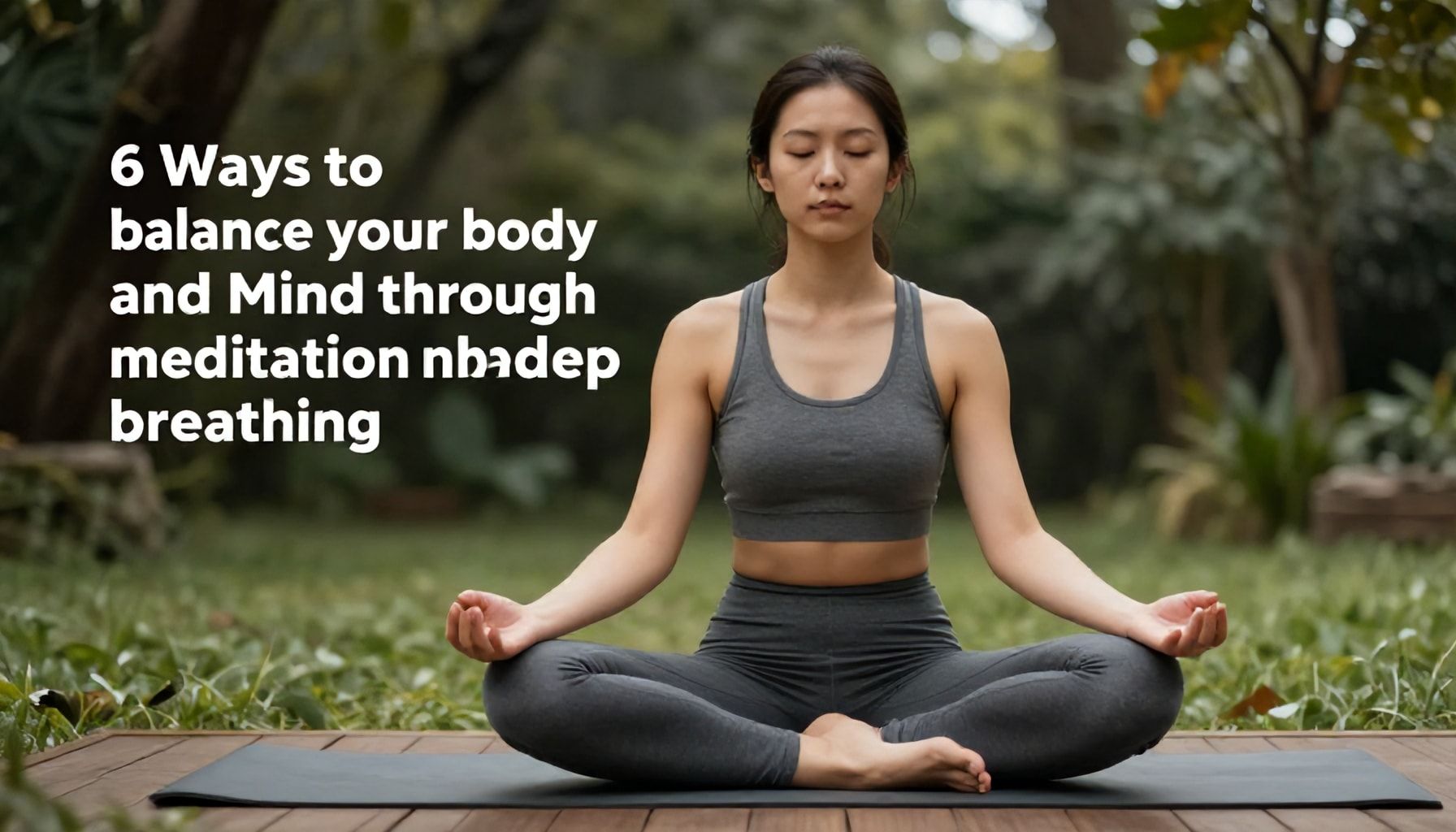 6 formas de equilibrar tu cuerpo y mente a través de la meditación y la respiración profunda*