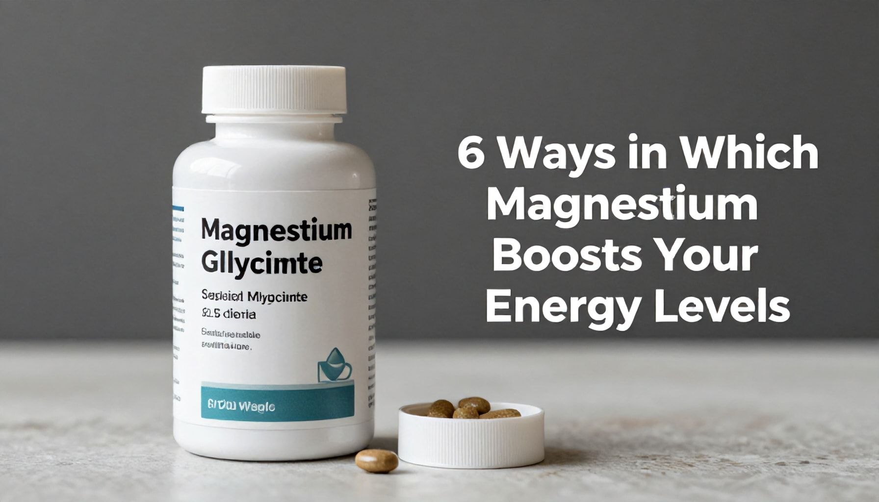 6 Formas en que el Suplemento de Glicinato de Magnesio Mejora tus Niveles de Energía