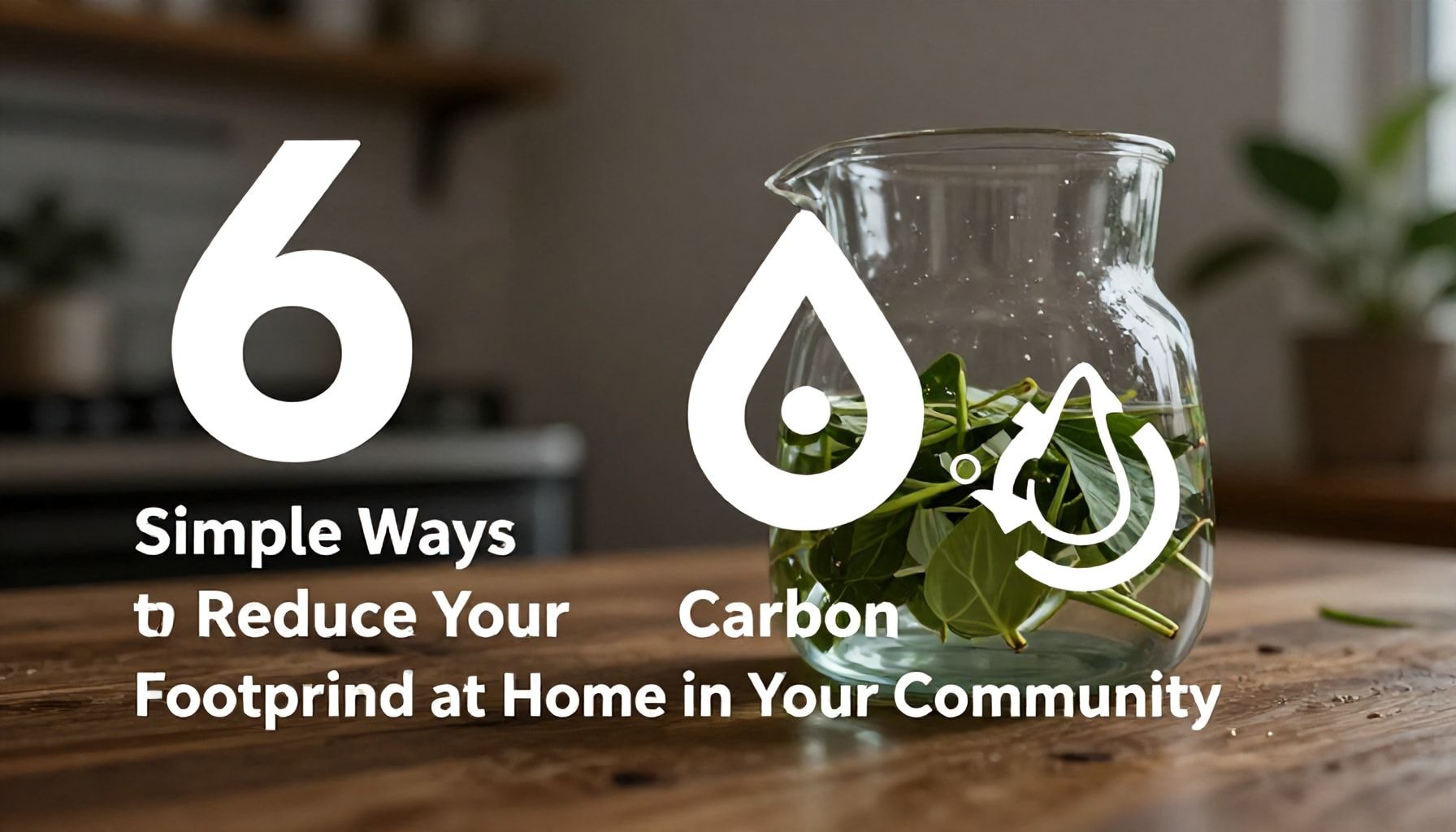 6 Maneras sencillas de reducir la huella de carbono en tu hogar y comunidad