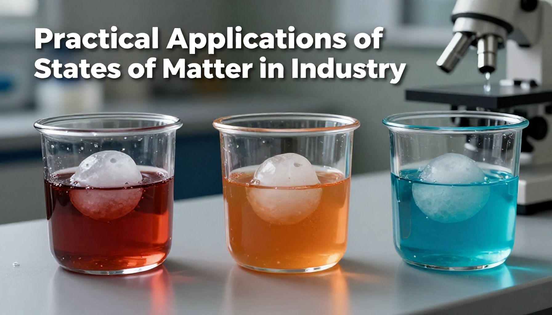 Aplicaciones prácticas de los estados de la materia en la industria