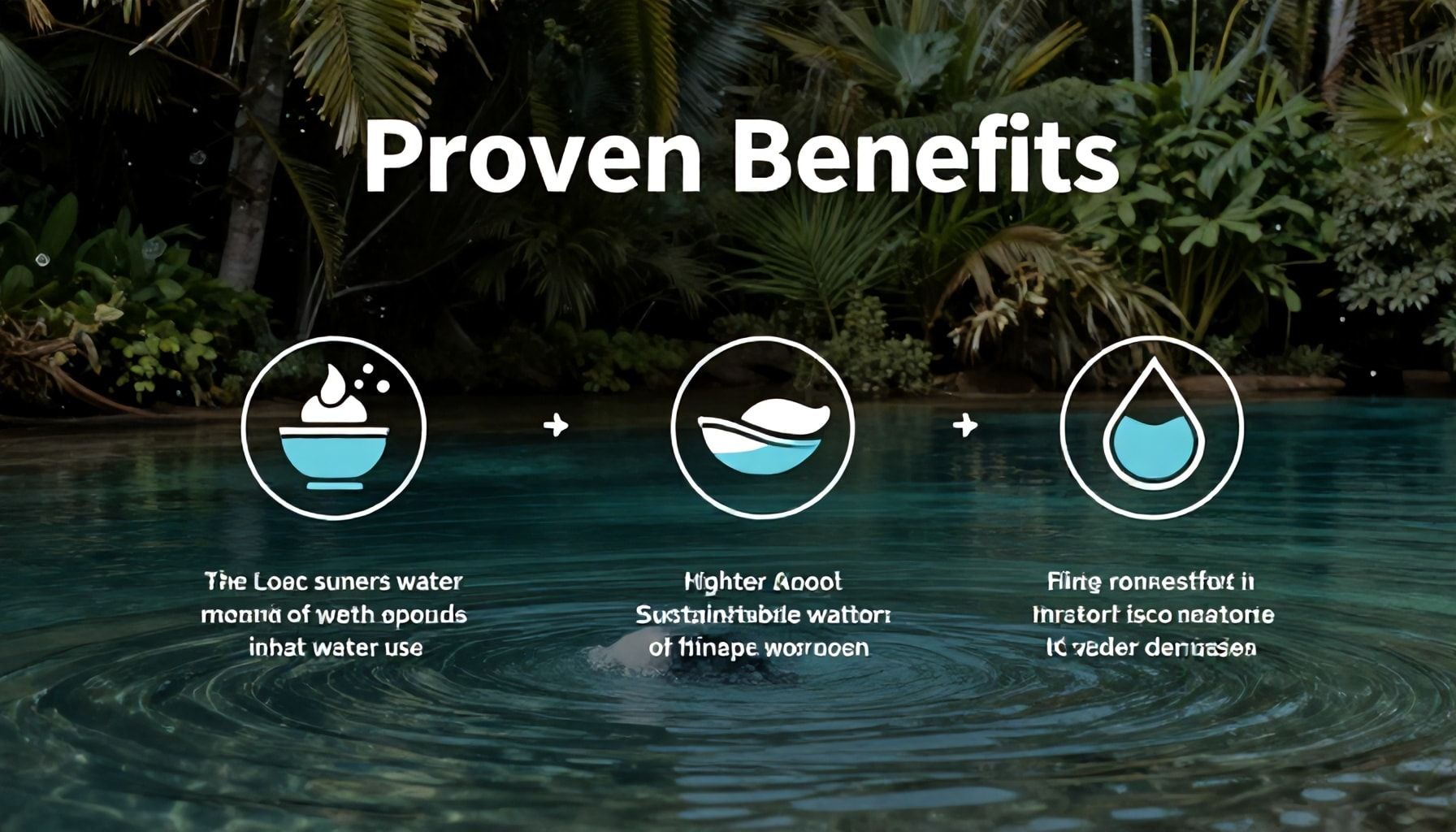 Beneficios comprobados de un uso sostenible del agua