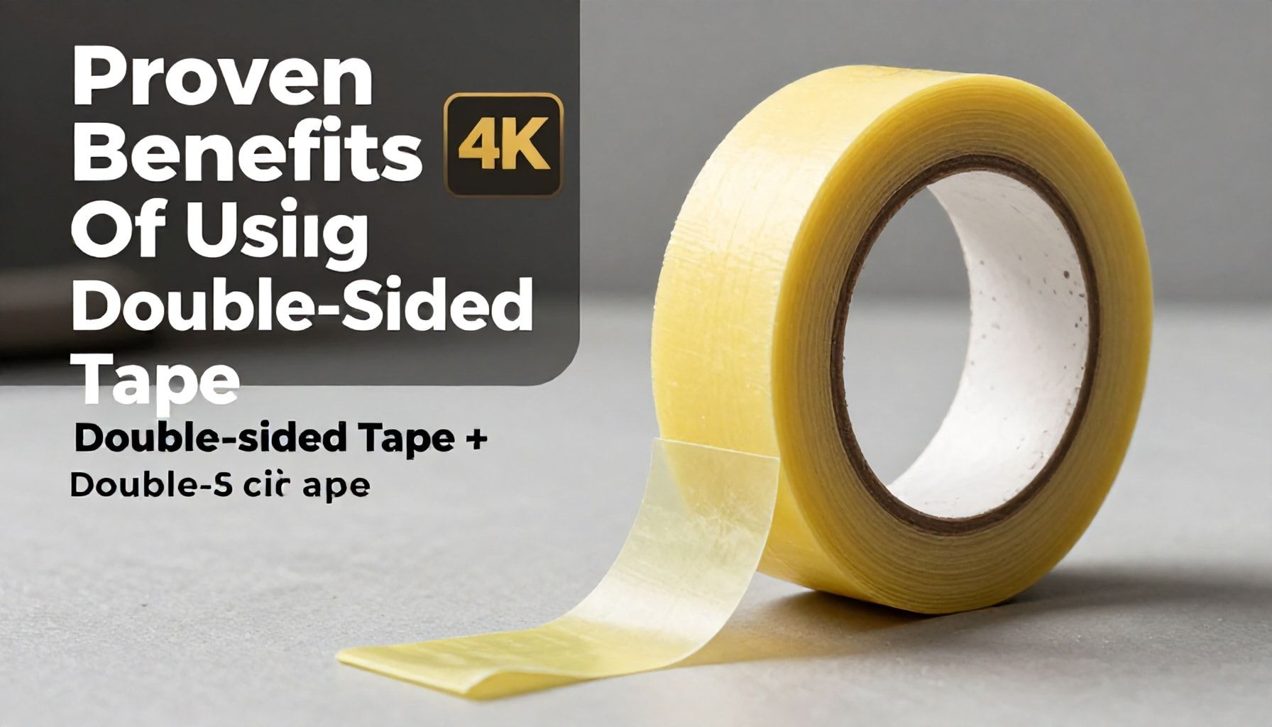 Beneficios comprobados de usar cinta doble cara
