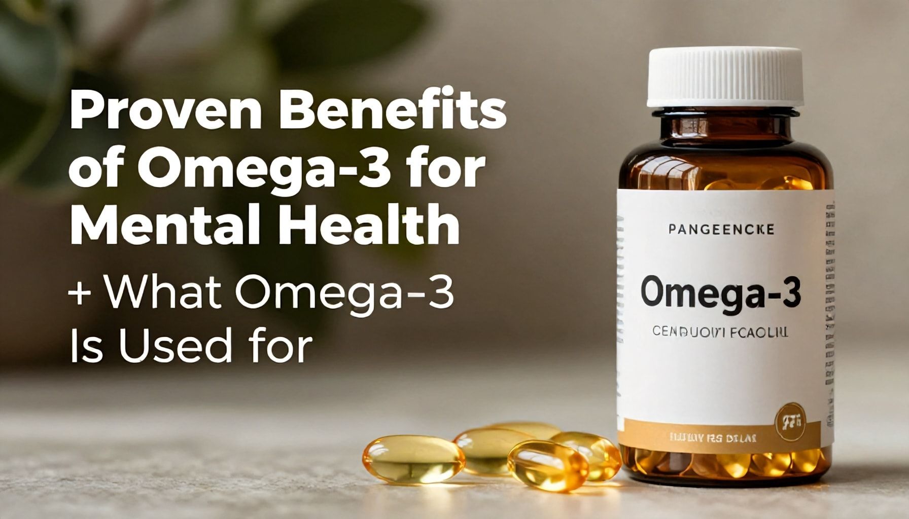 Beneficios comprobados del omega 3 para la salud mental