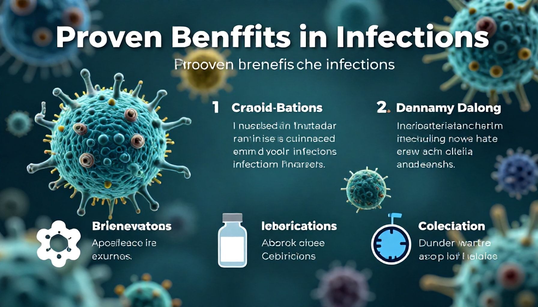Beneficios comprobados en infecciones bacterianas