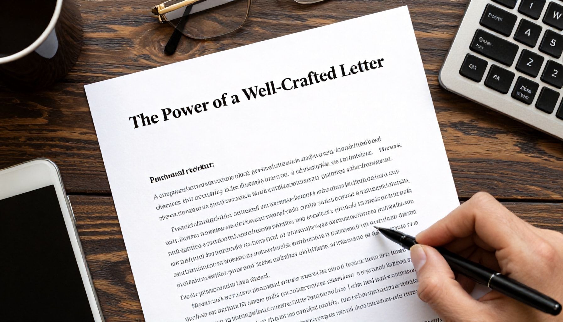 Beneficios de una carta bien redactada