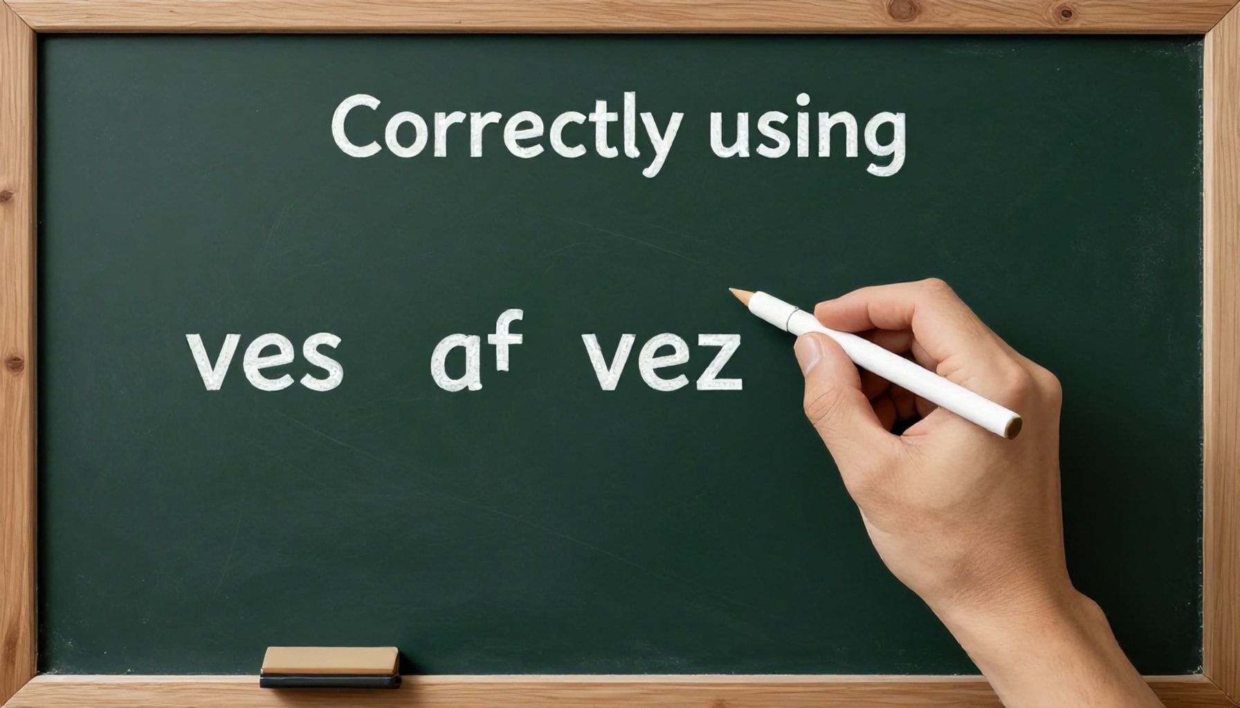 Beneficios de usar correctamente "ves" y "vez