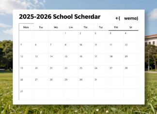 Planifica con éxito tus horarios: Calendario Escolar 2025-2026