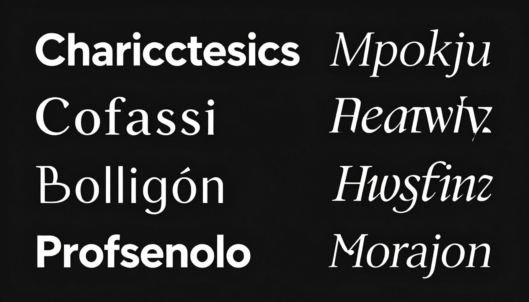 5 fuentes de letras gratuitas para diseñar proyectos profesionales 3 Características clave al elegir una fuente profesional