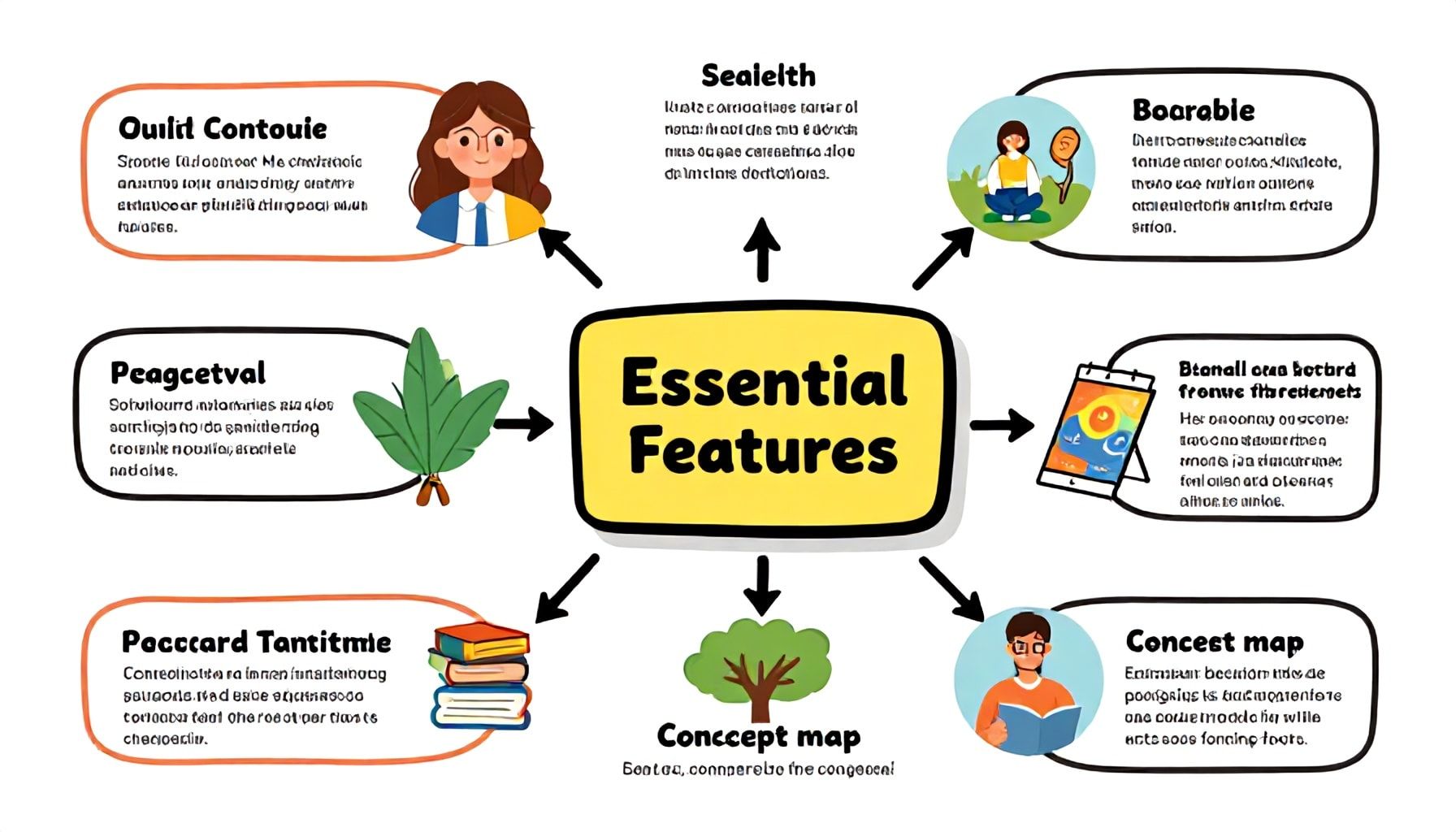 Características esenciales de un buen mapa conceptual