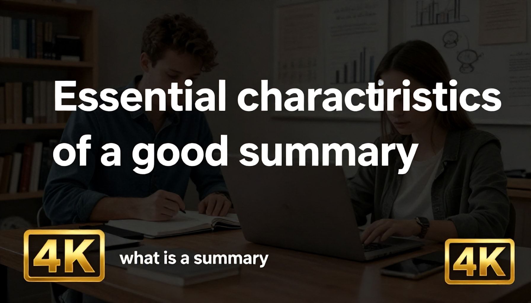 Características esenciales de un buen resumen