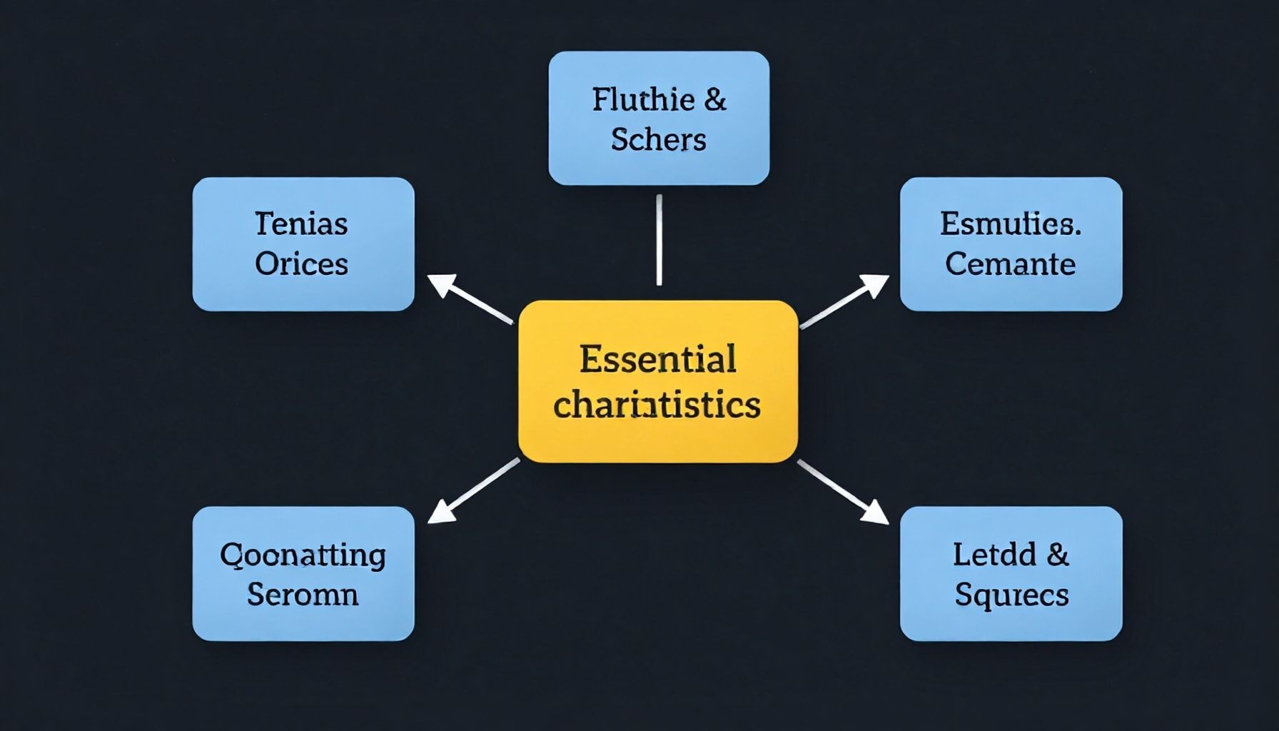 Características esenciales de un esquema