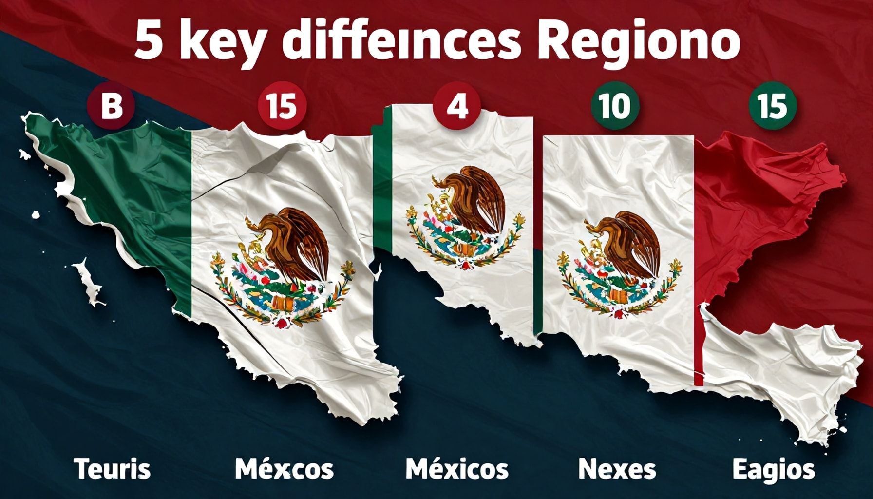 Cinco diferencias clave entre las regiones mexicanas