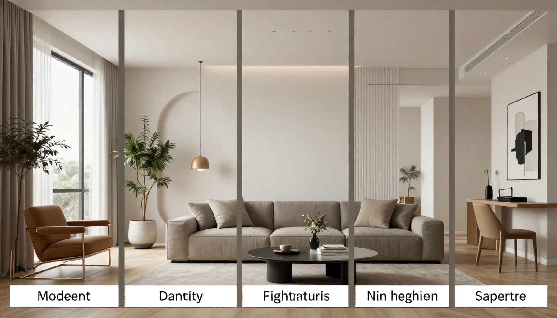 Cinco estilos modernos y sus características clave