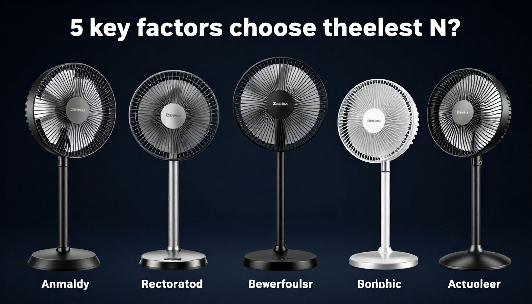 5 formas de elegir el mejor ventilador de techo para tu hogar 2 Cinco factores clave al elegir el mejor ventilador