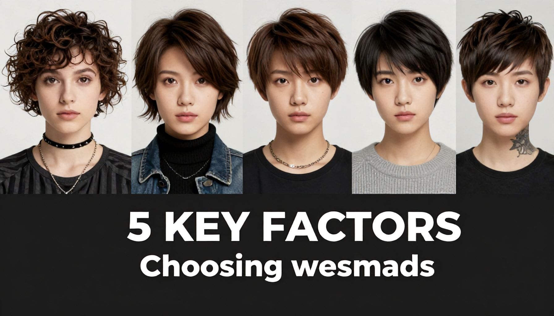 Cinco factores clave al elegir un peinado corto