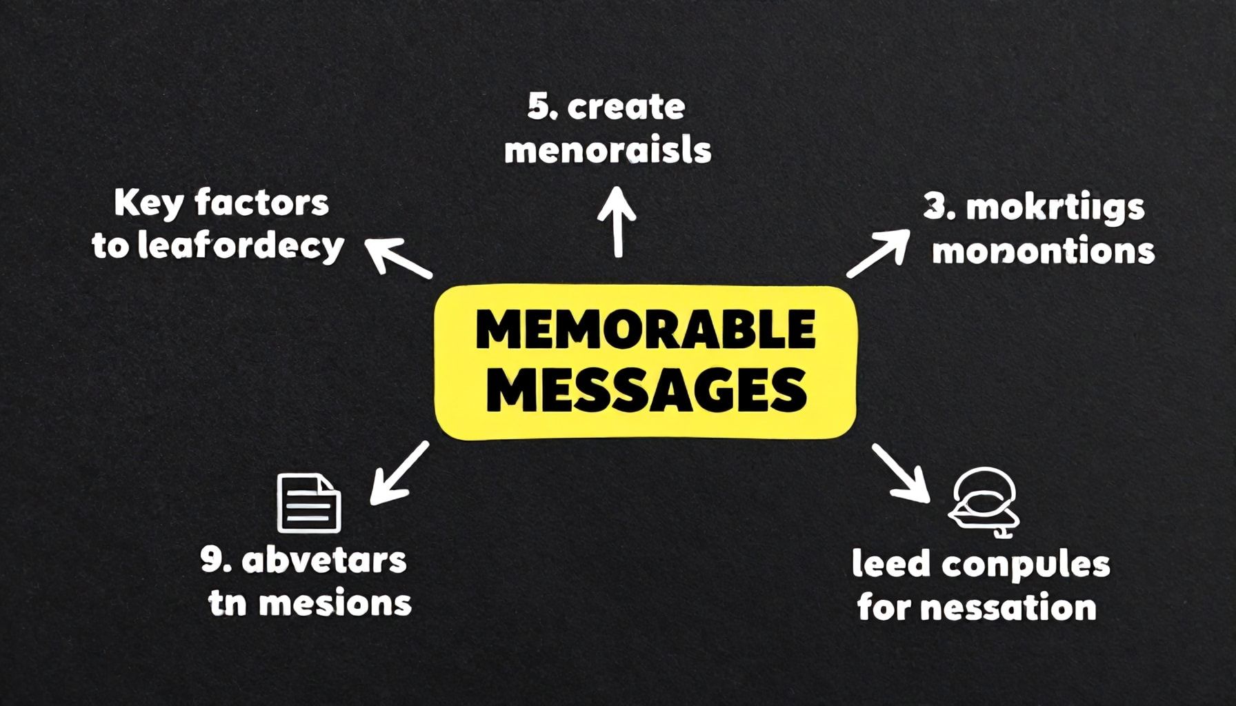 Cinco factores clave para crear mensajes memorables
