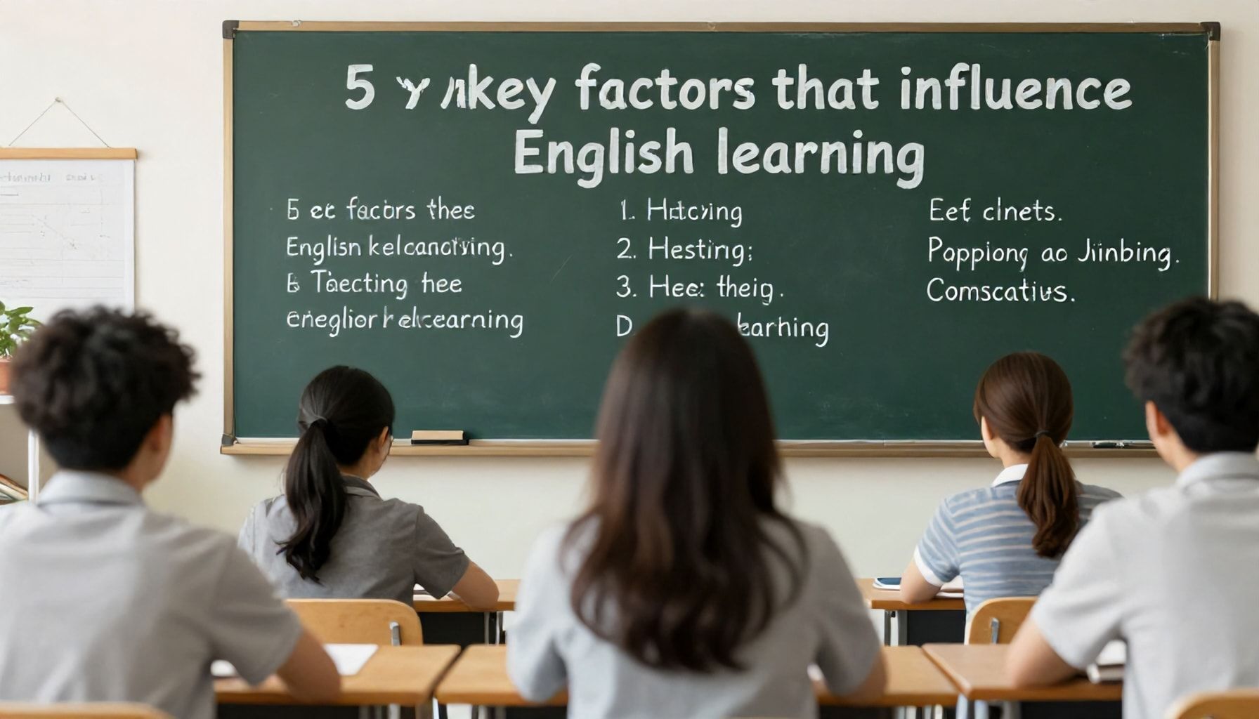 Cinco factores clave que influyen en el aprendizaje del inglés