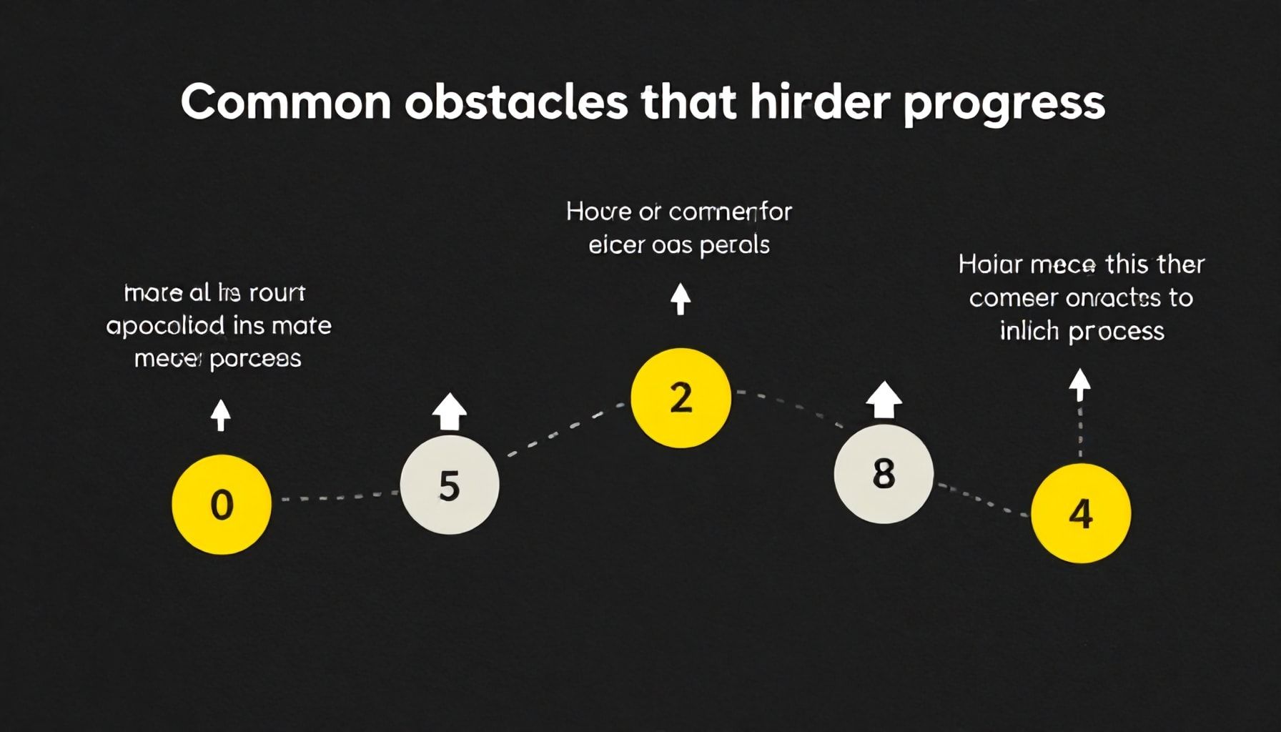 Cinco obstáculos comunes que frenan el progreso