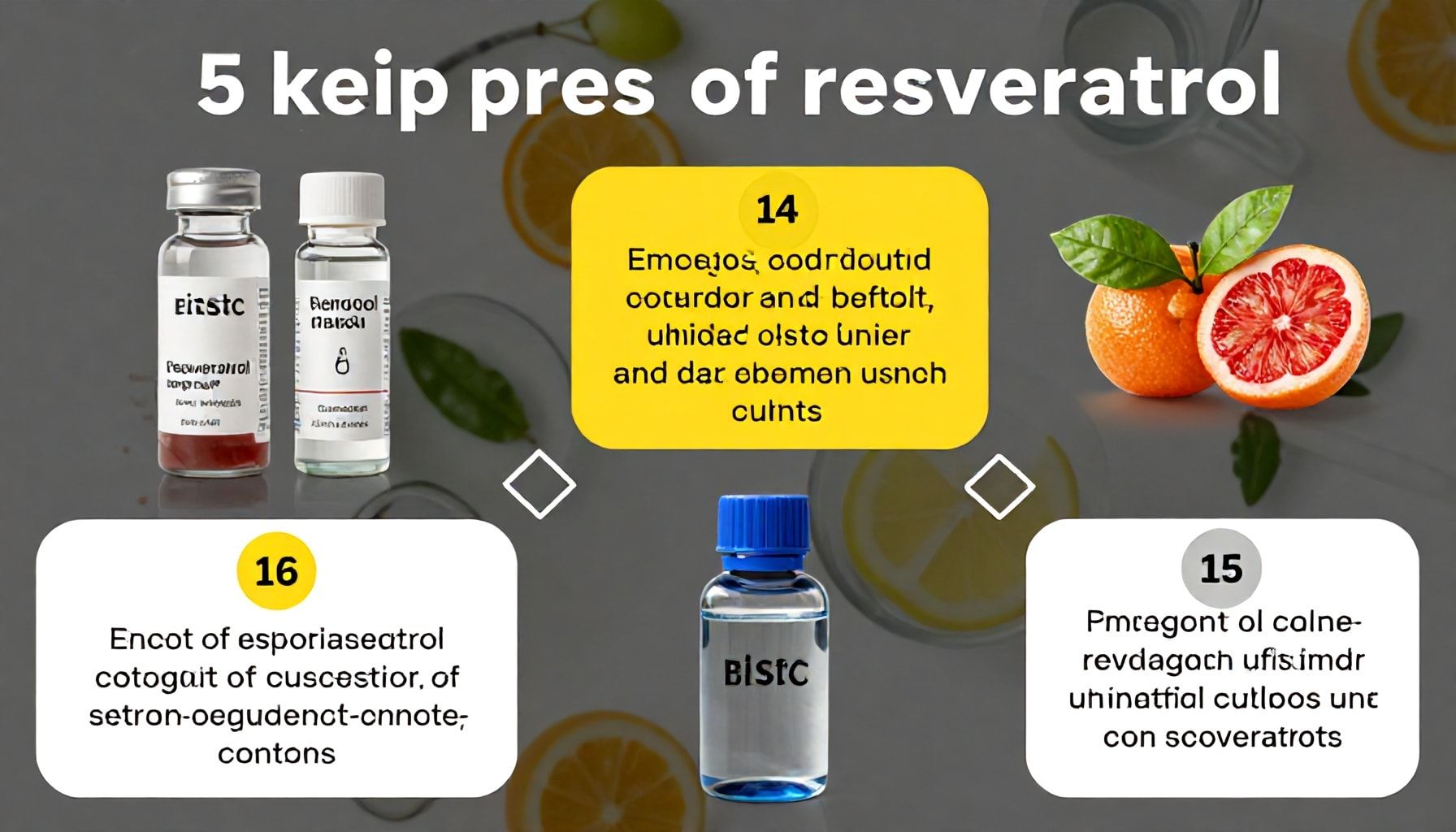 Cinco propiedades clave del resveratrol respaldadas por la ciencia