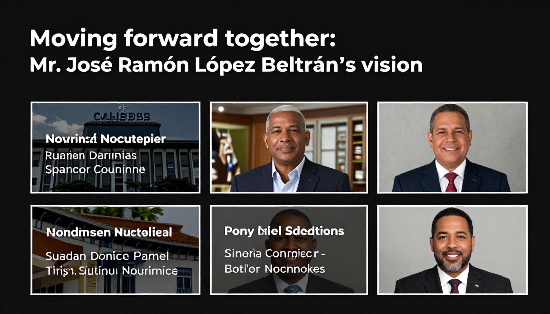 ¡Claro! Aquí te presento seis subtitulos para el tema "Avanzando juntos: la visión del Sr. José Ramón López Beltrán":