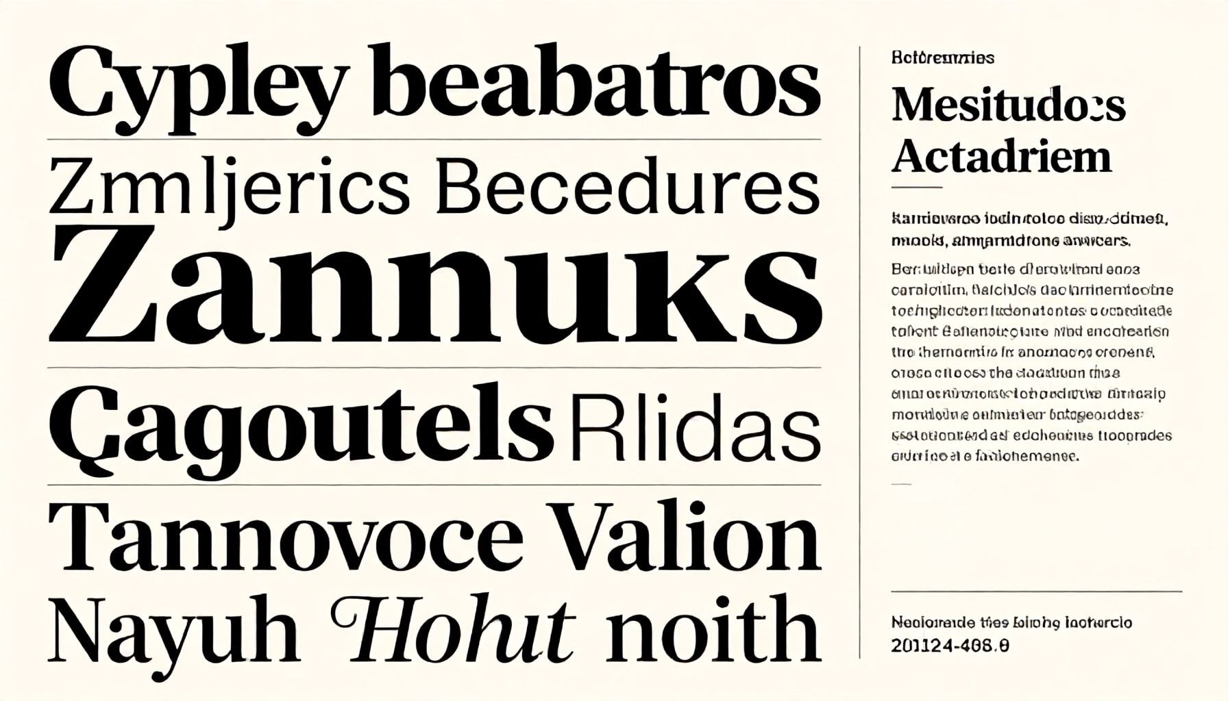 Clasificación de las familias tipográficas y sus características