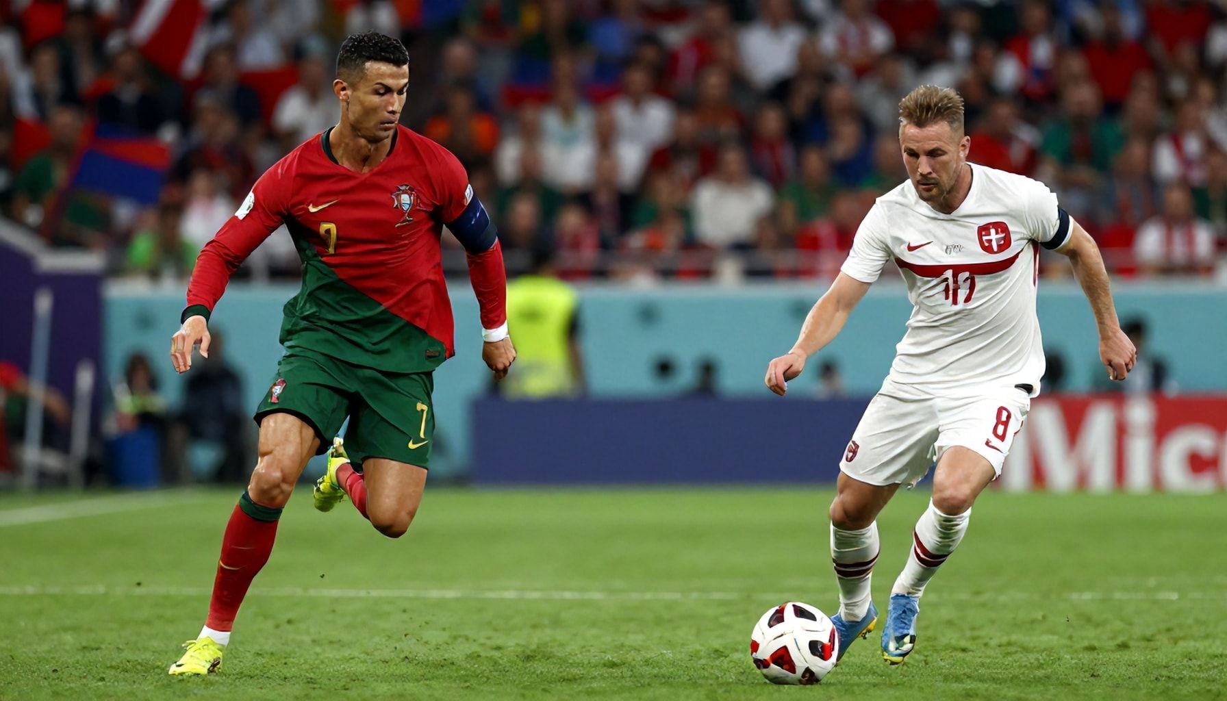 Claves del desempeño de Cristiano Ronaldo y Christian Eriksen