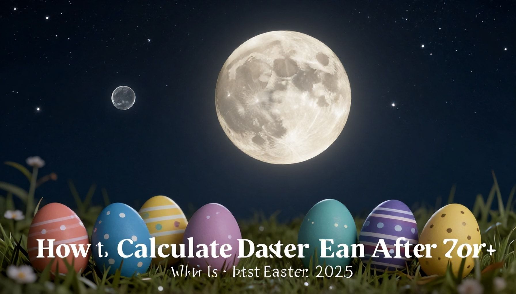 Cómo calcular las fechas de Semana Santa año tras año