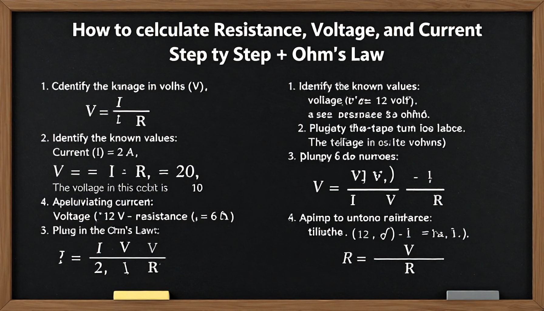 Cómo calcular resistencia, voltaje y corriente paso a paso